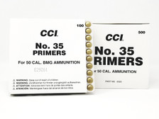 CCI Primers No. 35 50 Cal Rifle 0320 Brick of 500 Count