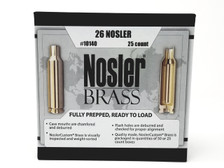 Nosler 26 Nosler New Unprimed Brass Casting 10140 25 Pieces
