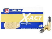 Lapua 22 LR Ammunition X-Act LU420161 40 Grain Lead Round Nose 50 Rounds