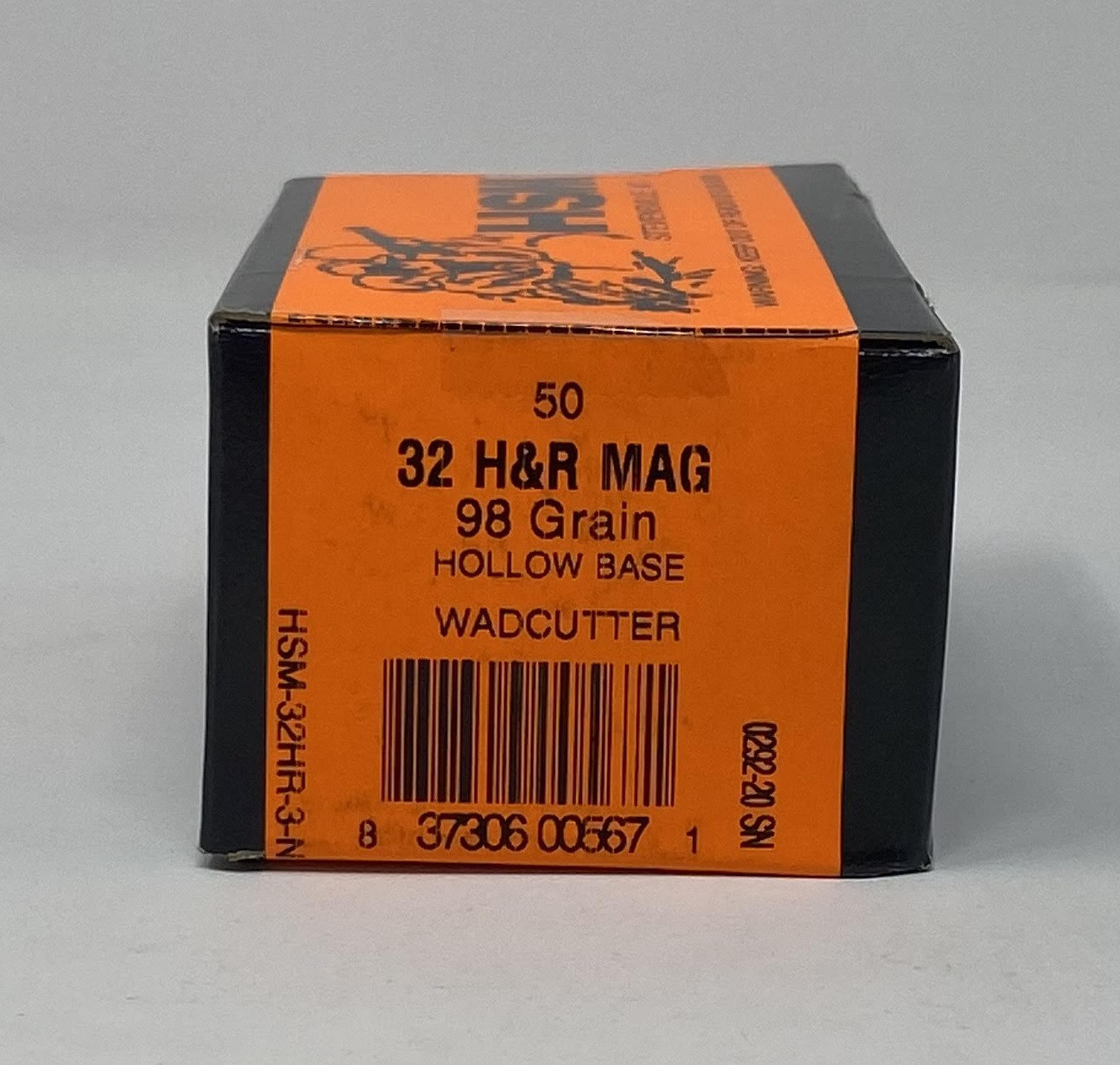 Bm32 Rounds HSM 32 H&R Mag Ammunition 32HR2N 100 Grain Jacketed Hollow Point 50 Rounds