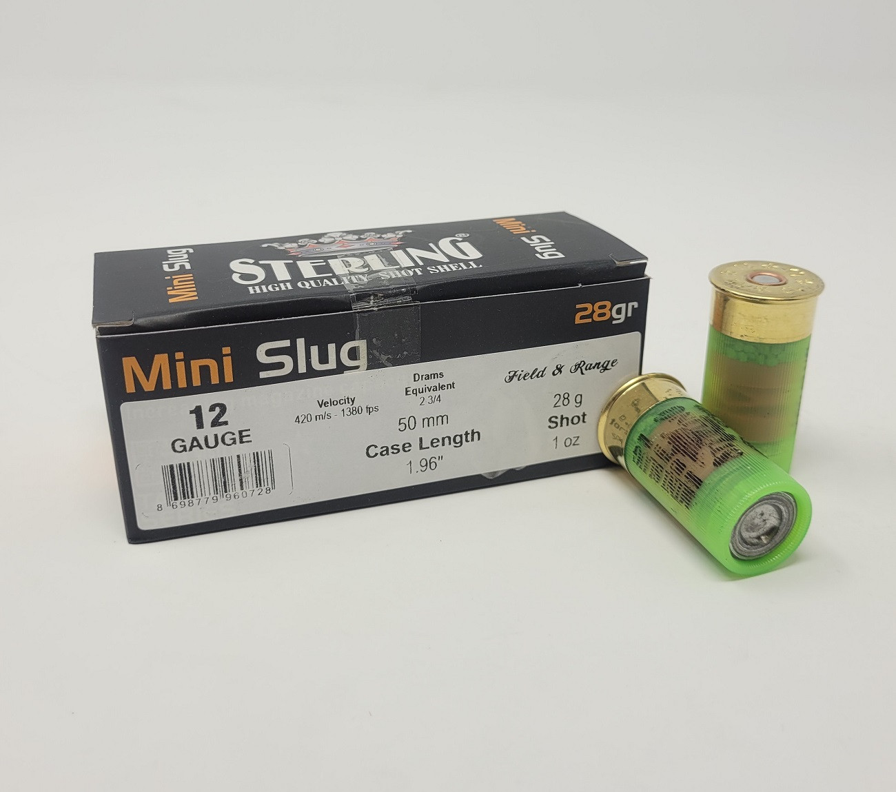 Sterling 12 Gauge Ammunition MINI SLUG STRLG12MINISLG 1.96" 1oz Slug