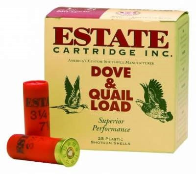 Estate 20 Gauge Ammunition HG208 Dove & Quail Load 23/4" 1oz 8 shot