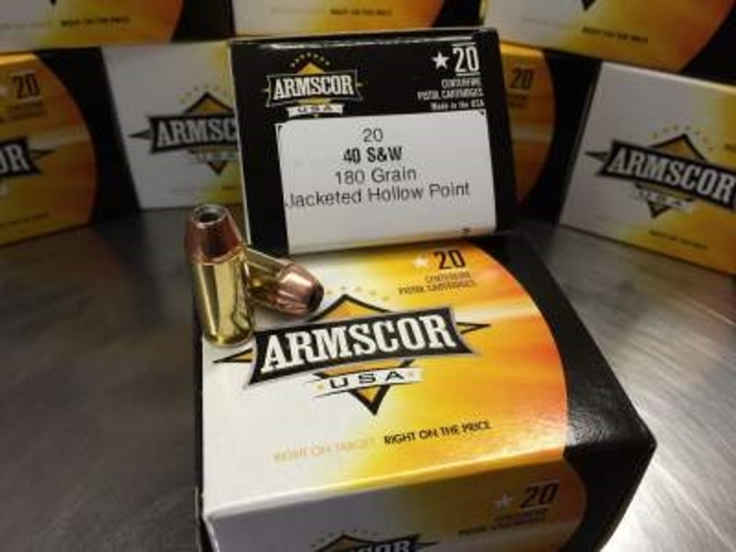 Armscor 22 Magnum Ammunition 40 Grain Jacketed Hollow Point Case Of 2000 Rounds 7175