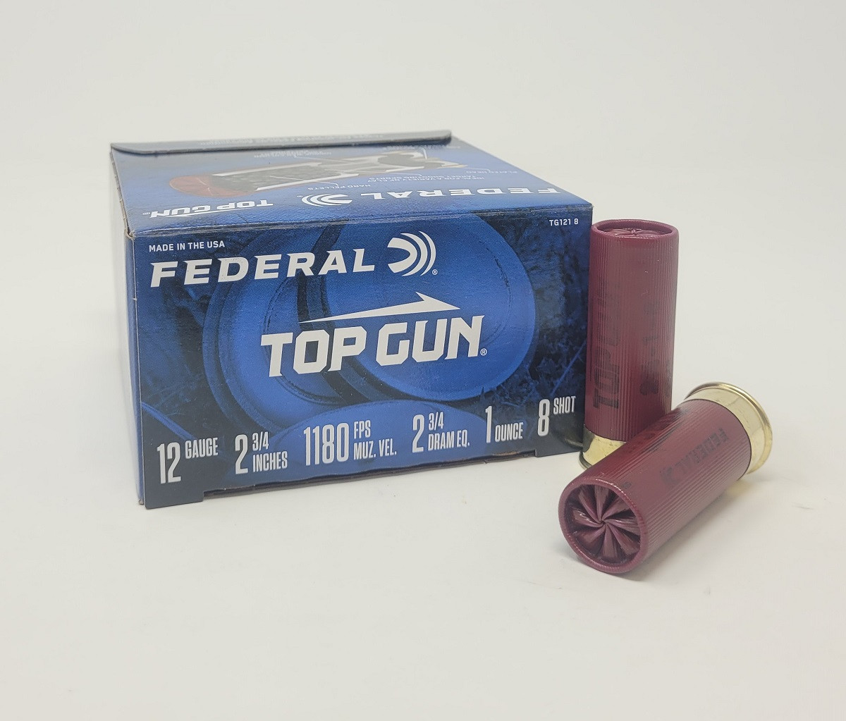 Federal 12 Gauge Ammunition Top Gun TGSH128 2-3/4