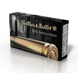 Sellier & Bellot 5.6x50R Magnum Ammunition SB5650RB 50 Grain Soft Point 20 Rounds