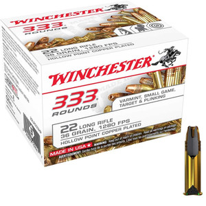Winchester 22LR 36gr CP HP 333 rounds - Free Shipping with Buyer's Club!