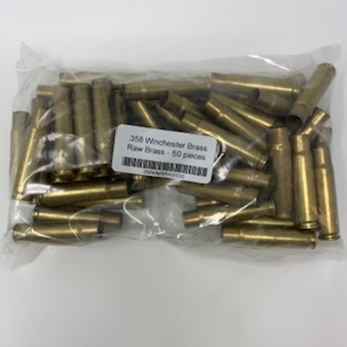 358 Win Brass Castings Raw Not Washed 50 Pieces