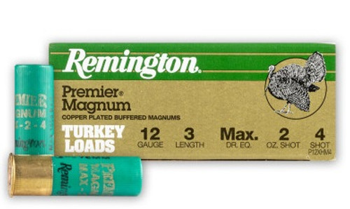 Remington 12 Gauge Ammunition Premier Magnum Copper Plated 3" #4 Shot 10 Rounds