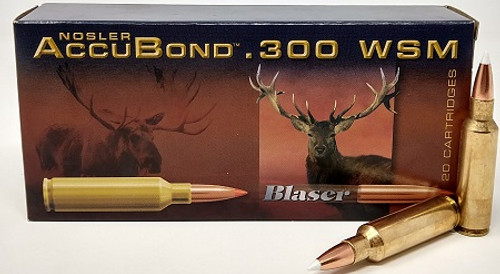 Norma 300 WSM Ammunition 180 Grain Nosler AccuBond Ballistic Tip 20 Rounds