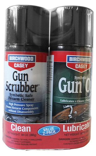 Birchwood Casey BC-33302 Gun Scrubber Synthetic Gun Oil Aerosol Combo Pack