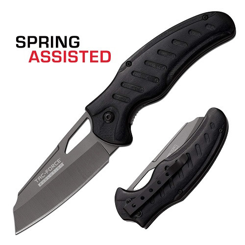 Tac-Force Evolution Wharncliffe Blade Spring Assisted Knife TFEA015BK