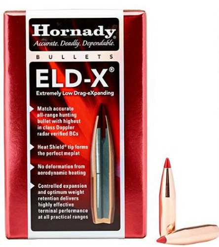 Hornady 6mm (.243 Dia) Reloading Bullets H2441 90 Grain ELD Ballistic Tip 100 Pieces