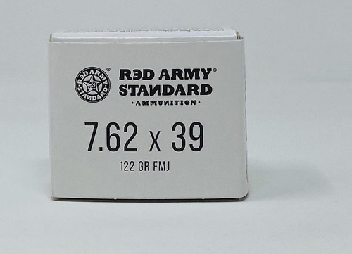 Century Red Army Russian 7.62x39 Ammunition AM3092 122 Grain Full Metal Jacket CASE 1000 Rounds