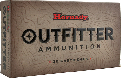 Hornady 338 Win Mag Ammunition 82339 Outfitter 225 Grain GMX Ballistic Tip 20 Rounds