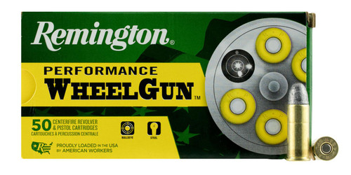 Remington Performance WheelGun 44 S&W Special RPW44SW 246 Grain Lead Round Nose 50 Rounds