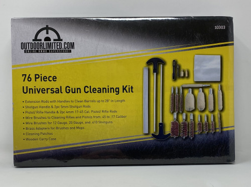 76 Piece Universal Gun Cleaning Kit FOT10303