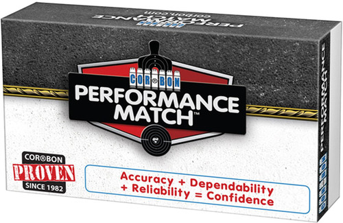 Corbon 300 AAC Blackout Ammunition PM300AAC220 220 Grain Performance Match Subsonic Open Tip 20 Rounds