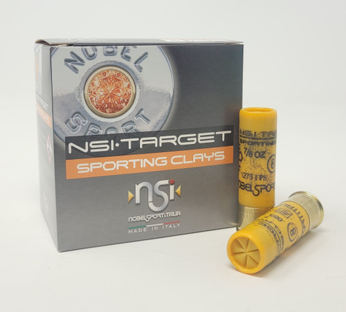 Nobel Sport Italia 20 Gauge Ammunition ANS20SC8CASE 2-3/4" 7/8oz 8 Shot 1275fps CASE 250 Rounds