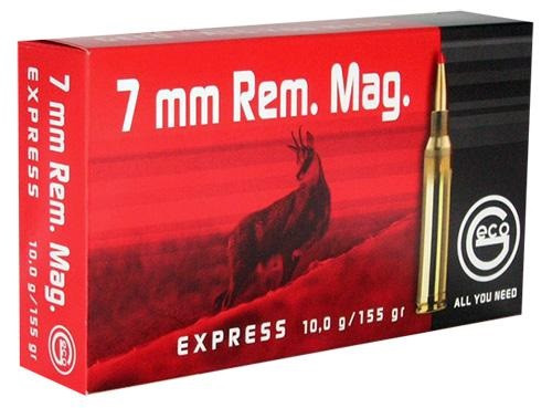 Geco 7mm Rem Mag Ammunition 284340020 155 Grain Ballistic Tip 20 Rounds