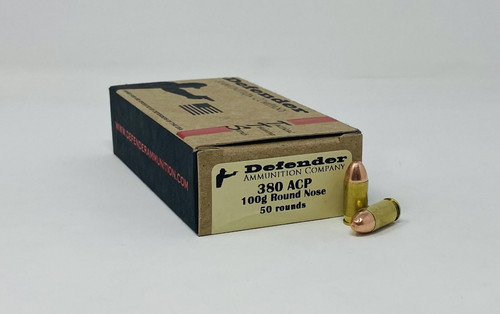 Defender 380 Auto *REMAN* Ammunition DEF380ACP 100 Grain Full Metal Jacket 50 Rounds