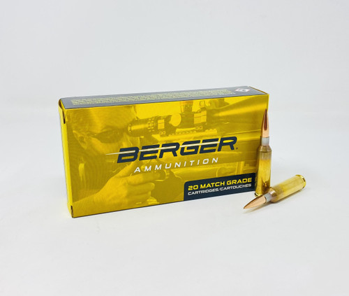 Berger 6mm Creedmoor Ammunition BER20030 109 Grain Long Range Hybrid Target 20 Rounds