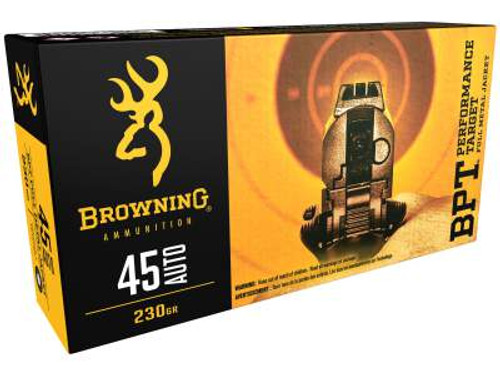 Browning 45 Auto Ammunition *Damaged Box* B191800451X 230 Grain Full Metal Jacket 63 Rounds