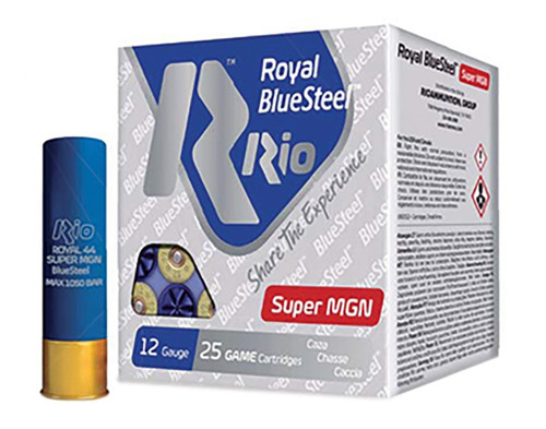 Rio Royal BlueSteel 12 Gauge Ammunition RBSSM40BBBCASE 3-1/2" 1-3/8 oz BBB Shot CASE 250 Rounds