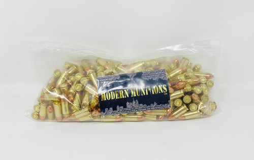 Modern Munitions 9mm Luger *REMAN* Ammunition MODM9124R250 124 Grain Full Metal Jacket 250 Rounds