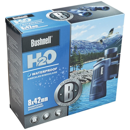 Bushnell H2O Waterproof Binoculars 8x42mm Magnification - BUSH134218B Black