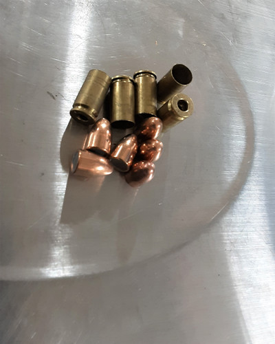 Main Cartridge Company 9mm Brass Once-Fired Deprimed Combo Pack MCC9MM115GRFMJCP 115 Grain Full Metal Jacket 300 Pieces