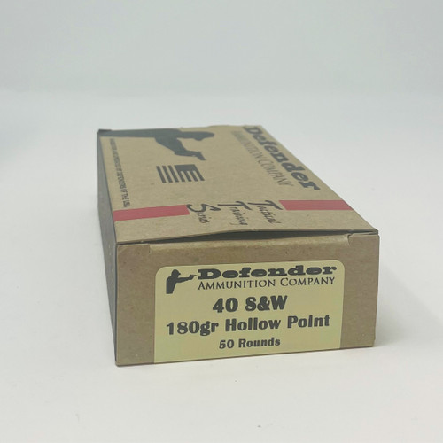 Defender 40 S&W *REMAN* Ammunition DEF40SW180HPR 180 Grain Hollow Point 50 Rounds