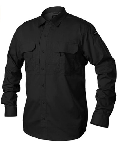 Blackhawk Pursuit Long Sleeve Shirt BHTS01BKMD Black Medium