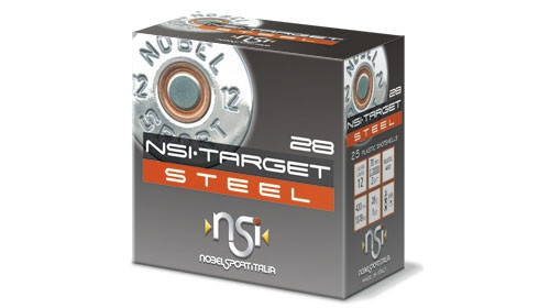 Nobel Sports Italia Target Steel 12 Gauge Ammunition ANS12ST7CASE 2-3/4" 1oz #7 Shot 1378fps CASE 250 Rounds