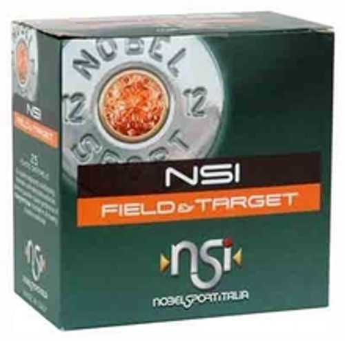 NobelSport Italia 12 GA 2-3/4" 7-1/2 shot 1-1/8oz 3-1/4 DRAM ANS12F1275 25 rounds