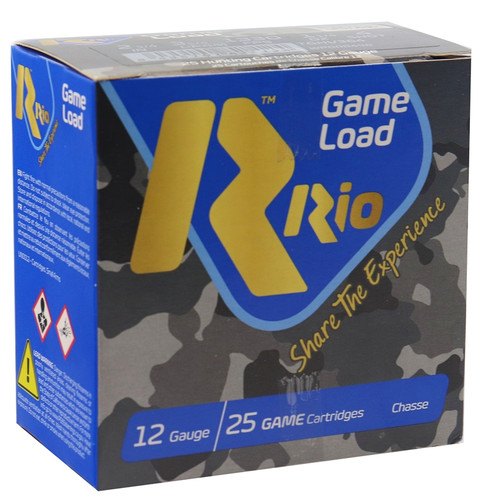 Rio 12 Gauge Game Load Ammunition TGHV364 2-3/4" 1-1/4oz #4 Shot Case of 250 Rounds