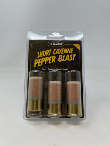 Reaper Defense Cayenne Pepper Short 12 Gauge Ammunition RDG1259 2" Short Cayenne Pepper Blast 3 Rounds