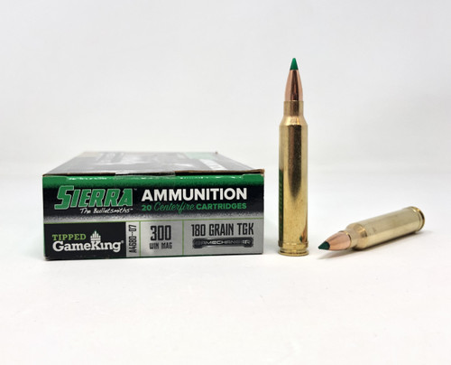 Sierra GameChanger 300 WIN MAG Ammunition 180 Grain Tipped GameKing SRAA468007 20 Rounds