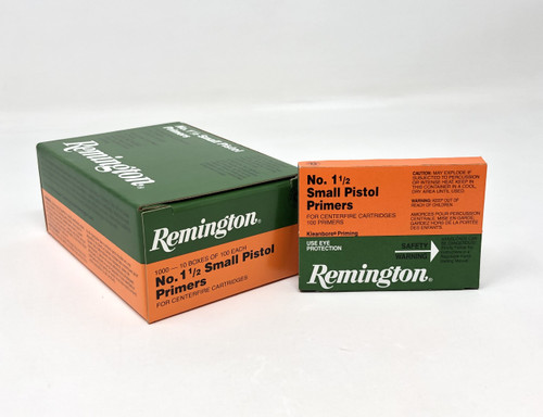 Remington Primers 1-1/2 Small Pistol X22600 1000 Count