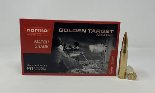 Norma Golden Target 308 Win Ammunition NORMA10177432 168 Grain Hollow Point 20 Rounds
