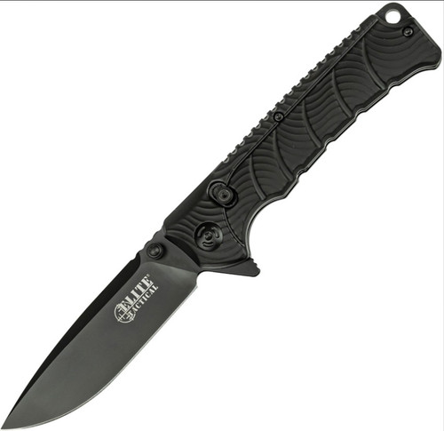 Elite Tactical Backdraft Folding Pocket Knife ETFDR011BK Black