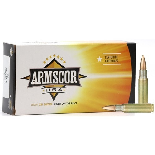 Armscor 308 Win Ammunition armfac3082n 168 Grain Hollow Point Boat Tail CASE 200 Rounds