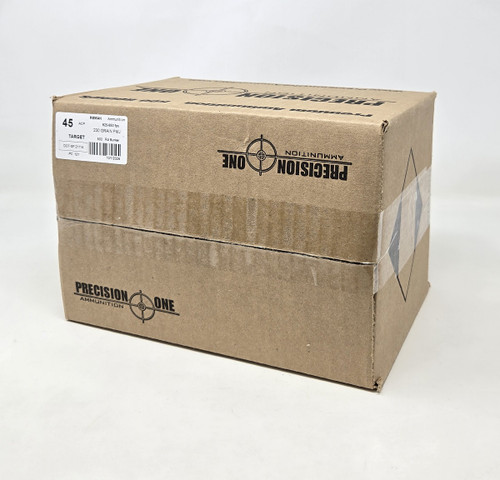 Precision One 45 ACP REMAN Ammunition PONE121 230 Grain Full Metal Jacket Bulk 500 Rounds
