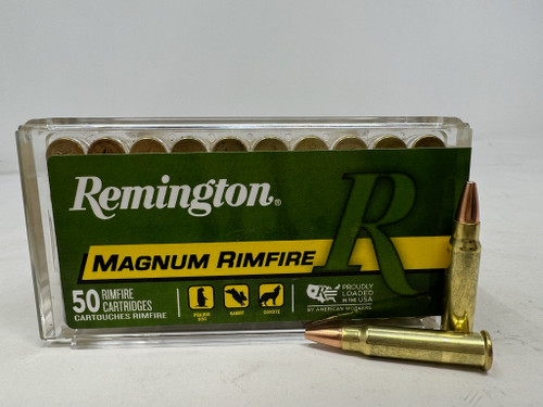 Remington 17 HMR Ammunition Magnum Rimfire R17HM2 20 Grain Jacketed Soft Point 50 Rounds