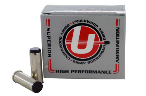 Underwood 44 Remington Magnum UW747 200 Grain Hard Cast Black Cherry Coated Wadcutter 20 Rounds