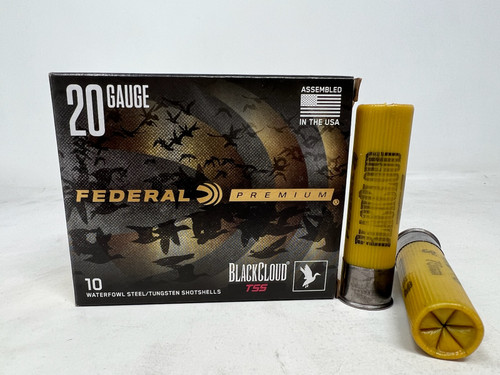 Federal 20 Gauge Black Cloud TSS Ammunition PWBTSSX20939 #3 Flitestopper Steel Shot and #9 TSS Shot 3" 1oz 1350fps 10 Rounds