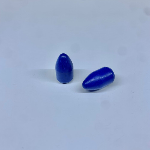 The Blue Bullets 38/357 Caliber (.358 Dia) Reloading Bullets BB38357125RN 125 Gain Round Nose Polymer Coated 250 Pieces