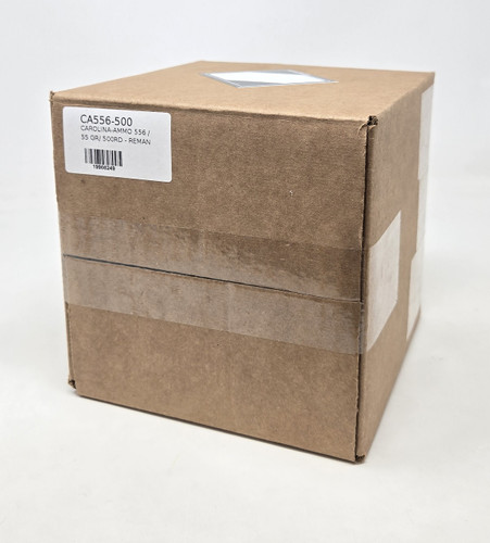 Carolina Ammo 5.56x45mm NATO Ammunition REMAN CA556500 55 Grain Full Metal Jacket 500 Rounds