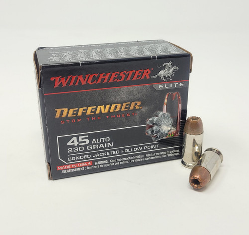 Winchester 45 ACP Supreme Elite PDX S45PDB 230 gr Bonded JHP CASE 200 Rounds