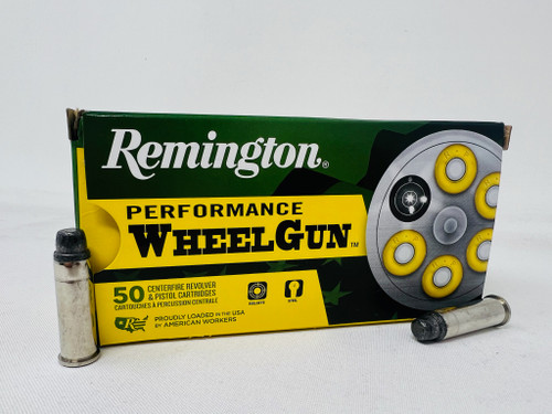 Remington 38 Special Ammunition Performance Wheel Gun RPW38S6 158 Grain Lead Semi-Wadcutter 50 Rounds