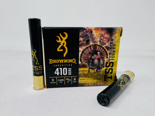 Browning 410 Bore Ammunition TSS Tungsten Turkey B193924139 3" #9 Shot 13/16oz 1100fps 5 Rounds